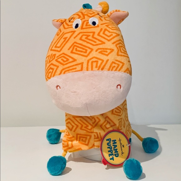 Hallmark Plush Hand Puppet Doll Toy GIRAFFE NWT - Picture 1 of 11